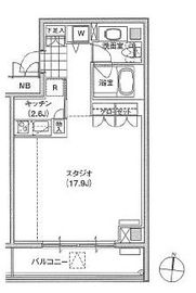 ブリリアイスト東雲キャナルコート 243 間取り図