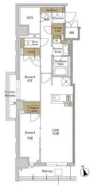 RJRプレシア大森北 304 間取り図