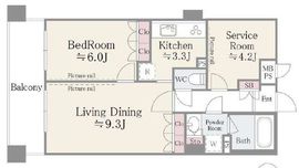 CITY PLACE AYASE 610 間取り図