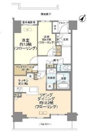 シャリエ三軒茶屋 3階 間取り図