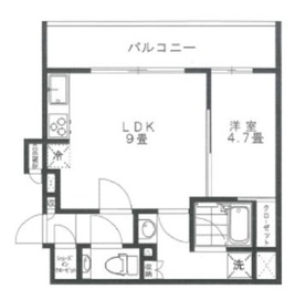 ザ・パークハウス大森タワー 6階 間取り図