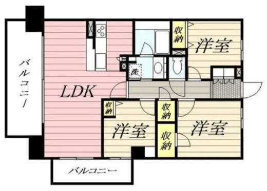 HF辻堂レジデンス 901 間取り図