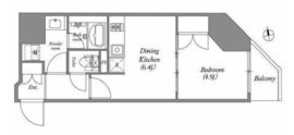 nido蔵前Residence 706 間取り図