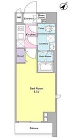 デルックス田端 705 間取り図