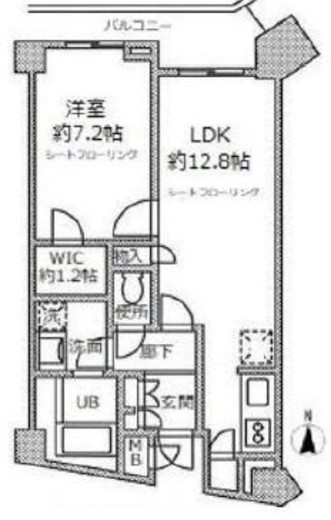 ファインステージ新横浜 2階 間取り図