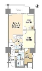 ザ・パークハウス市ヶ谷 9階 間取り図
