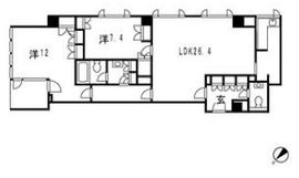 ストーリア赤坂 309 間取り図