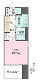 ベルフェリーク横濱山下町 804 間取り図