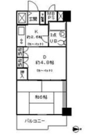 飯田橋ハイタウン 10階 間取り図