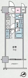 テラス浅草橋 1007 間取り図