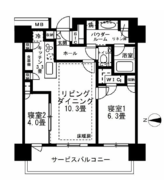 THE YOKOHAMA FRONT TOWER (ザ・ヨコハマフロントタワー) 15階 間取り図