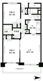 ラフィーネ阿佐谷 205 間取り図