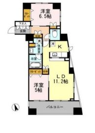 カスタリア荒川 805 間取り図