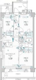 パレステージ横浜十日市場 2階 間取り図