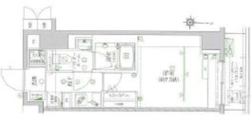 アルテシモソロ 3階 間取り図