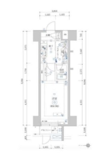 アルテシモラート 10階 間取り図