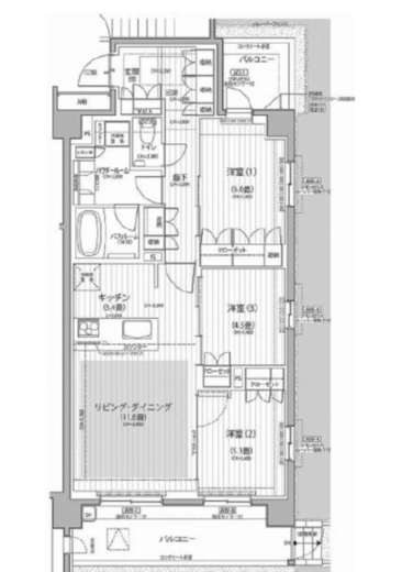 Nステージ東小金井 105 間取り図