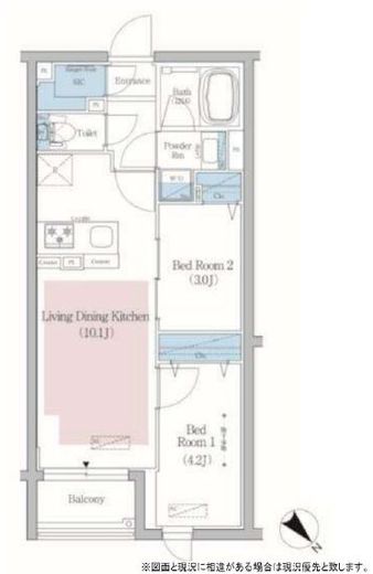 アーバネックス文京小石川 303 間取り図