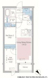 アーバネックス文京小石川 302 間取り図