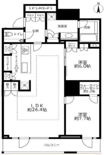 三田ガーデンヒルズ SOUTH HILL 12階 間取り図