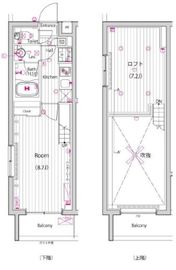 ガーラ・パークヒルズ武蔵小山 4階 間取り図