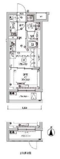 セジョリ東陽町Ⅱ 404 間取り図