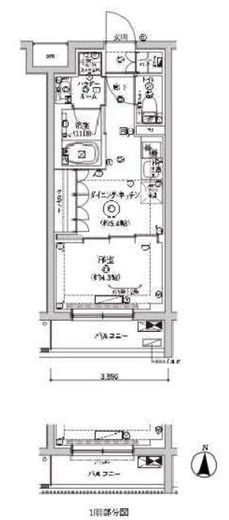 セジョリ東陽町Ⅱ 103 間取り図
