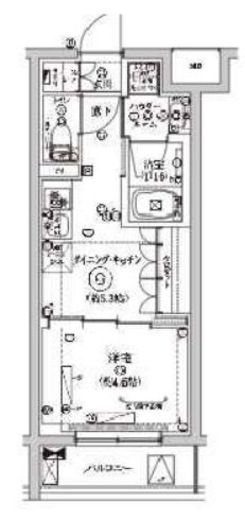 セジョリ東陽町Ⅱ 209 間取り図