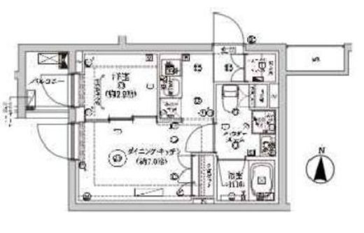 セジョリ東陽町Ⅱ 302 間取り図
