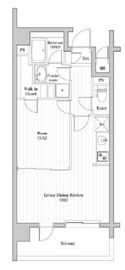 レックス海岸通りレジデンス 9階 間取り図