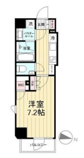 デュオステージ北千住Ⅱ 4階 間取り図