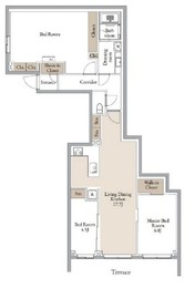 CLARITIA YOKOHAMA TAMMACHI (クラリティア横濱反町) 101 間取り図