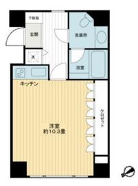 エンゼルピュア高輪 101 間取り図