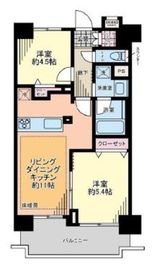 ライオンズマンション白金台 3階 間取り図
