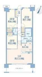 蘆花公園ザ・レジデンス 5階 間取り図