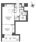 ルーウェ東大泉 306 間取り図