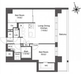 ルーウェ東大泉 308 間取り図