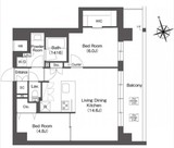 ルーウェ東大泉 209 間取り図