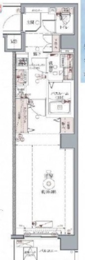 クレヴィスタ豊洲ベイサイド 5階 間取り図