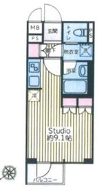 ダイナシティ市谷仲之町 4階 間取り図
