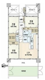 クリオレジダンス東京 1階 間取り図