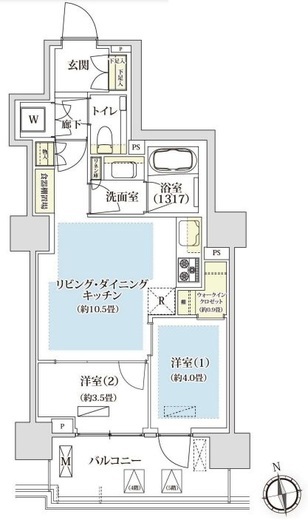 パークホームズ西荻窪アベニュー 504 間取り図