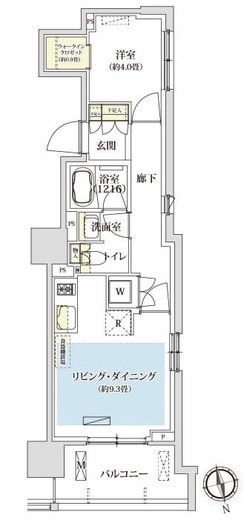 パークホームズ西荻窪アベニュー 1003 間取り図