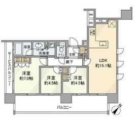 プレミスト東銀座築地エッジコート 11階 間取り図