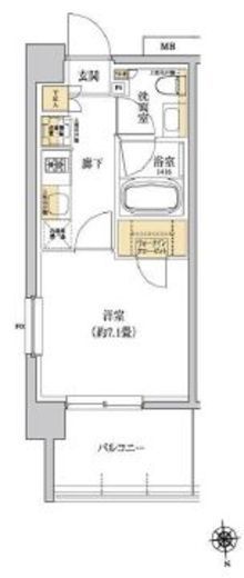 Gracia Fit天王町 501 間取り図