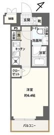 クレストタップ新横浜 904 間取り図