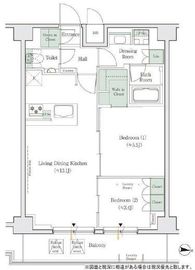 ONE ROOF RESIDENCE KAMEIDO (ワンルーフレジデンス亀戸) 802 間取り図