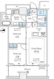 WORLD TOWER RESIDENCE 29階 間取り図