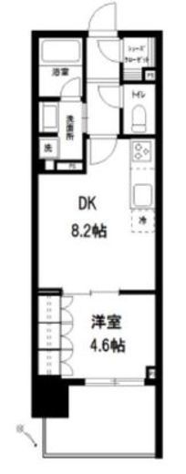 アトラス日暮里 5階 間取り図