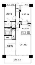 グランシティ市ヶ尾 6階 間取り図